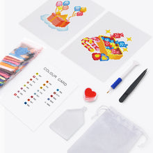 Load image into Gallery viewer, Mini Diamond Painting 15x20cm (2 pieces) - Boxes and Balloons