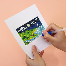 Load image into Gallery viewer, Mini Diamond Painting 15x20cm (2 pieces) - Day and Night Landscapes