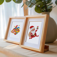 Load image into Gallery viewer, Mini Diamond Painting 15x20cm (2 pieces) - Tomato Juice and Santa
