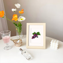 Load image into Gallery viewer, Mini Diamond Painting 15x20cm (2 pieces) - Grapes and Blueberry Tart