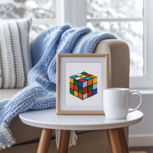 Load image into Gallery viewer, Mini Diamond Painting 15x20cm (2 pieces) - Rubik's Cube and Classic Painting