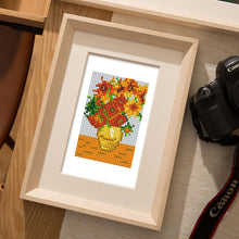 Load image into Gallery viewer, Mini Diamond Painting 15x20cm (2 pieces) - Sunset and Blooms