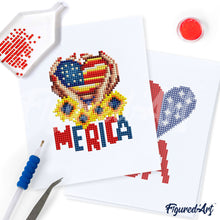 Load image into Gallery viewer, Gem Painting kit - American Pride series