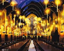 Load image into Gallery viewer, Paint by numbers kit for adults Harry Potter - Great Hall Figured'Art UK