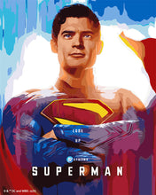 Load image into Gallery viewer, Paint by numbers kit for adults Superman 2025 Poster Figured'Art UK