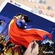 Load image into Gallery viewer, Superman and Lois in the Sky