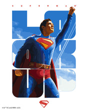 Load image into Gallery viewer, Paint by numbers kit for adults Superman Look Up Poster Figured'Art UK