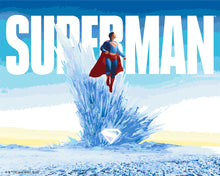Load image into Gallery viewer, Paint by numbers kit for adults Superman at the Fortress Figured'Art UK