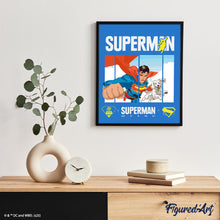 Load image into Gallery viewer, Superman Flying with Krypto