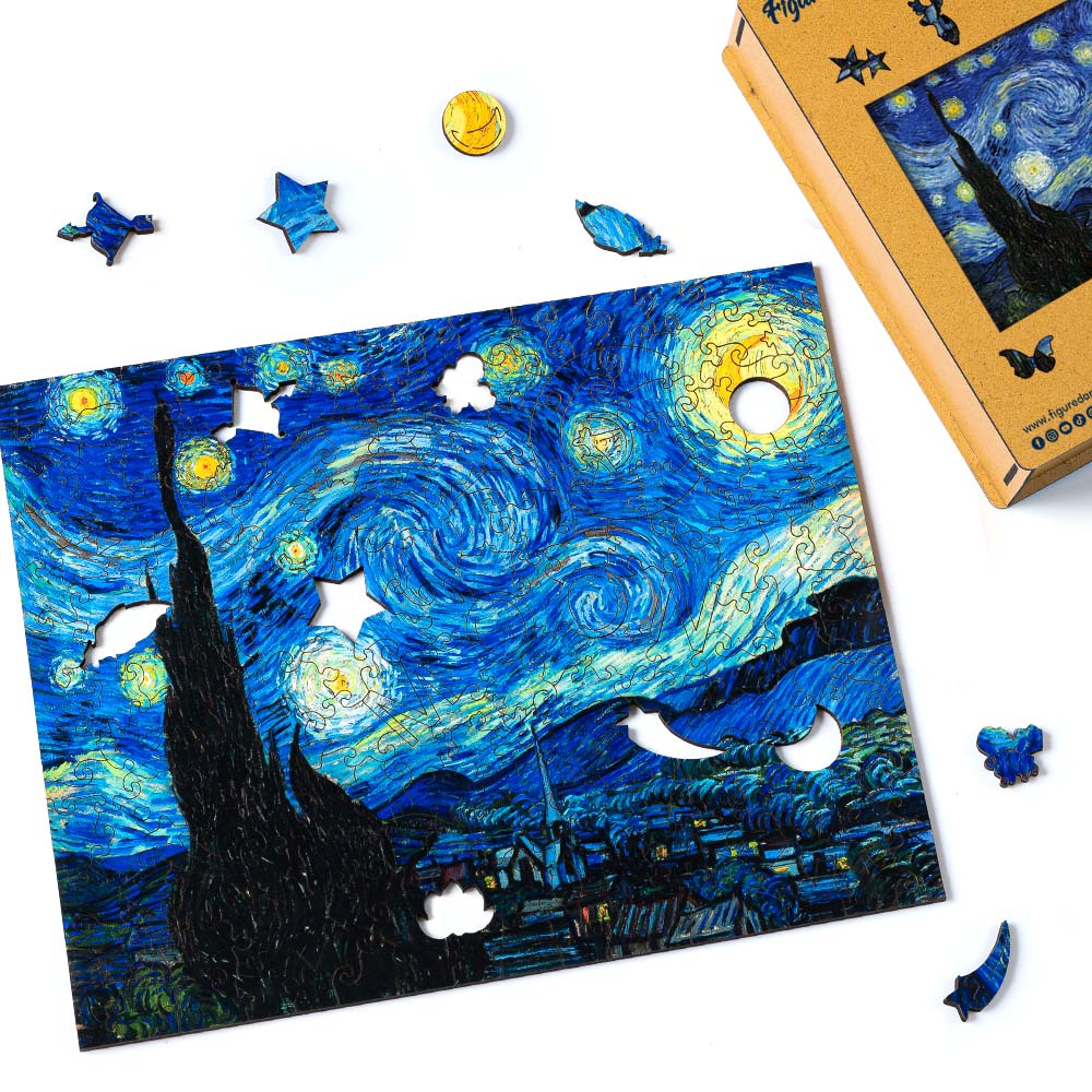 Wooden Puzzle - Van Gogh - Starry Night – Figured'Art