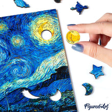 Load image into Gallery viewer, Wooden Puzzle - Van Gogh - Starry Night