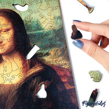 Load image into Gallery viewer, Wooden Puzzle - Mona Lisa by Leonardo da Vinci