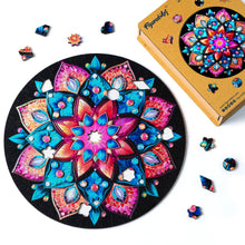 Load image into Gallery viewer, Wooden Puzzle - Kaleidoscope Mandala