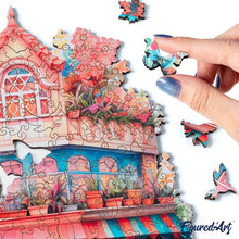 Load image into Gallery viewer, Wooden Puzzle - Whimsical Florist