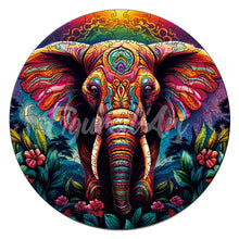Load image into Gallery viewer, Wooden Puzzle - Tribal Elephant