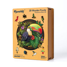 Load image into Gallery viewer, Wooden Puzzle - Tropical Toucan