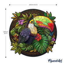 Load image into Gallery viewer, Wooden Puzzle - Tropical Toucan