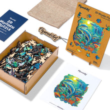 Load image into Gallery viewer, Wooden Puzzle - Dolphins in Coral Reef