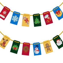 Load image into Gallery viewer, Christmas tree ornament with LED lights 10-piece set