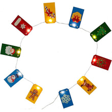 Load image into Gallery viewer, Christmas tree ornament with LED lights 10-piece set