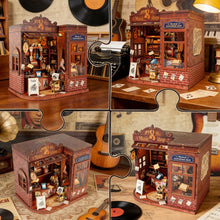 Load image into Gallery viewer, Miniature House - Vintage Music Shop