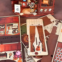 Load image into Gallery viewer, Miniature House - Vintage Music Shop