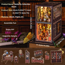 Load image into Gallery viewer, DIY Book Nook Kit - Butterfly Collection Room