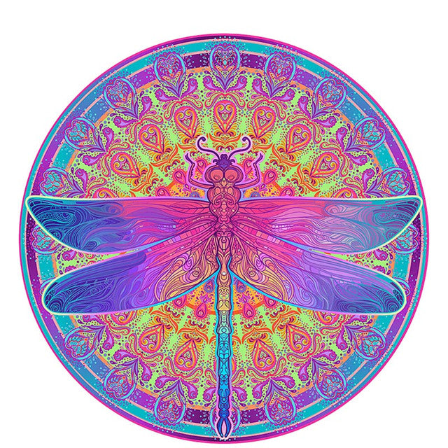 Wooden Puzzle - Mandala Dragonfly