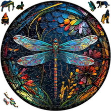 Load image into Gallery viewer, Wooden Puzzle - Dragonfly of Wonder