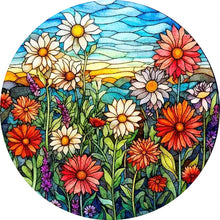 Load image into Gallery viewer, Wooden Puzzle - Field of Flowers
