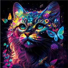 Load image into Gallery viewer, Wooden Puzzle - Ethereal Cat