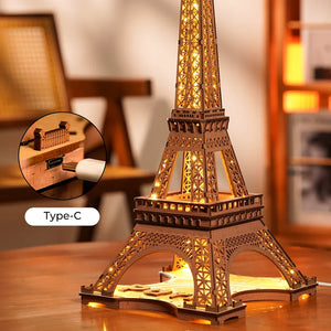 3D Puzzle - Night of the Eiffel Tower