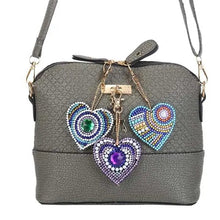 Load image into Gallery viewer, Diamond Painting Heart Pendant 5pc Set