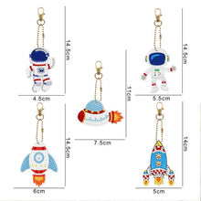 Load image into Gallery viewer, Diamond Painting Space-themed Pendant 5-piece Set