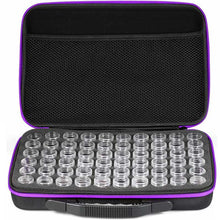 Load image into Gallery viewer, Diamond Painting Storage Case Purple with 60 Compartments + Accessories