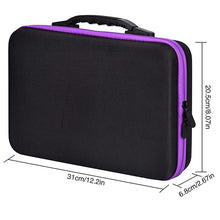 Load image into Gallery viewer, Diamond Painting storage case in purple with 60 compartments + accessories