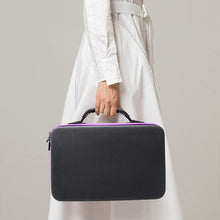 Load image into Gallery viewer, Diamond Painting storage case in purple with 60 compartments + accessories