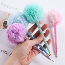 Load image into Gallery viewer, Diamond Painting glitter pen with hairball 4 colors accessory