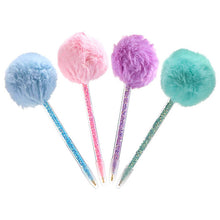 Load image into Gallery viewer, Diamond Painting glitter pen with hairball 4 colors accessory