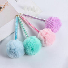 Load image into Gallery viewer, Diamond Painting glitter pen with hairball 4 colors accessory