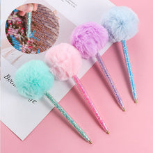 Load image into Gallery viewer, Diamond Painting glitter pen with hairball 4 colors accessory