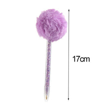 Load image into Gallery viewer, Diamond Painting glitter pen with hairball 4 colors accessory