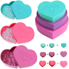 Load image into Gallery viewer, Diamond Painting heart-shaped organizational tray accessory