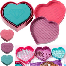 Load image into Gallery viewer, Diamond Painting heart-shaped organizational tray accessory