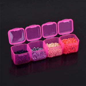 Diamond Painting L Storage Box with 28 compartments colorful Accessories