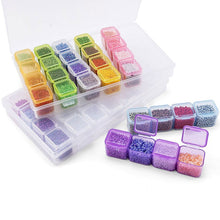 Load image into Gallery viewer, Diamond Painting L Storage Box with 28 compartments colorful Accessories