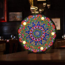 Load image into Gallery viewer, Diamond Painting LED Light Mandala Green