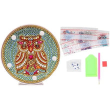 Load image into Gallery viewer, Diamond Painting LED Lamp Sleepy Owl