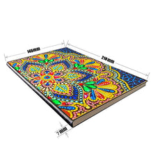 Load image into Gallery viewer, Diamond Painting Notebook Flower design