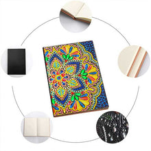 Load image into Gallery viewer, Diamond Painting Notebook Flower design